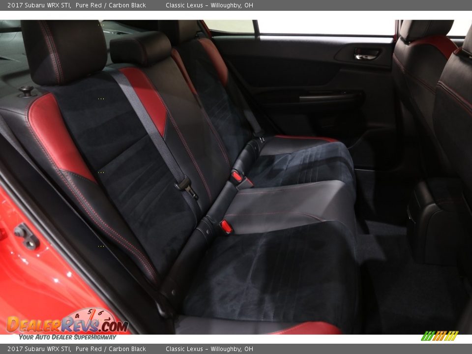 Rear Seat of 2017 Subaru WRX STI Photo #19