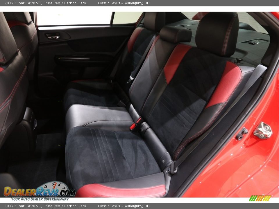 Rear Seat of 2017 Subaru WRX STI Photo #20