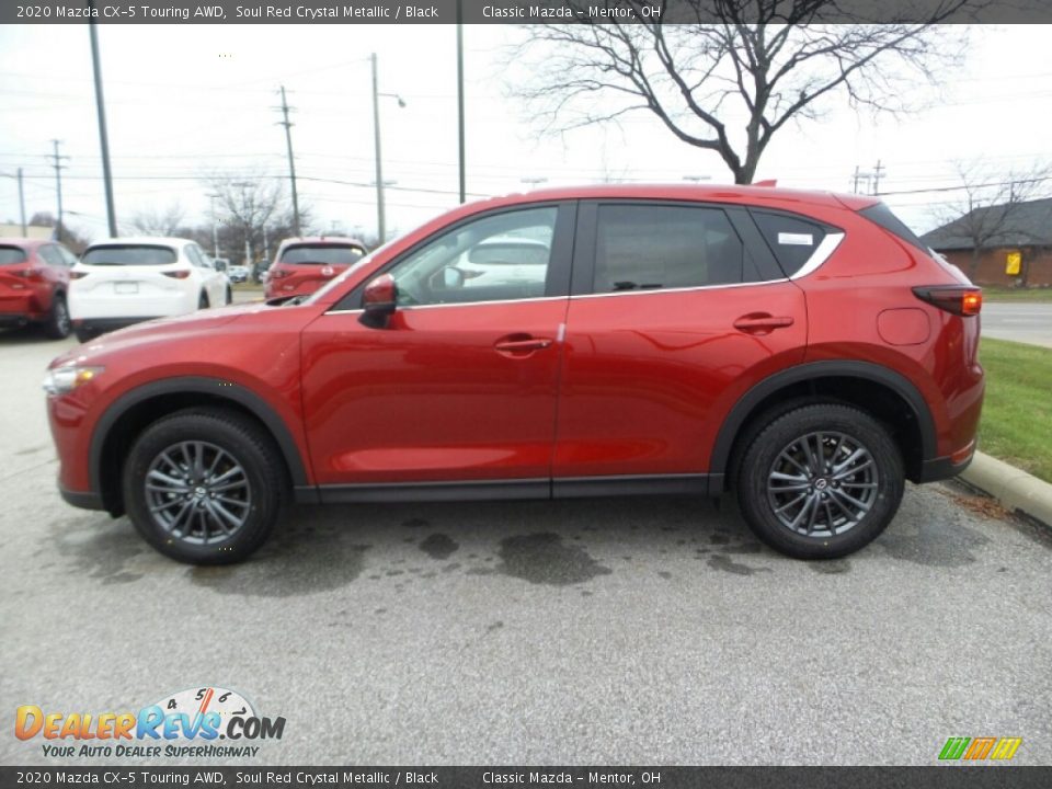 2020 Mazda CX-5 Touring AWD Soul Red Crystal Metallic / Black Photo #4