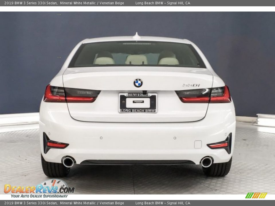2019 BMW 3 Series 330i Sedan Mineral White Metallic / Venetian Beige Photo #3