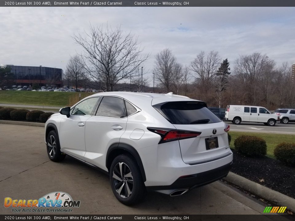 2020 Lexus NX 300 AWD Eminent White Pearl / Glazed Caramel Photo #5