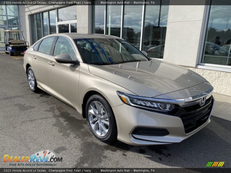 2020 Honda Accord LX Sedan Champagne Frost Pearl / Ivory Photo #2