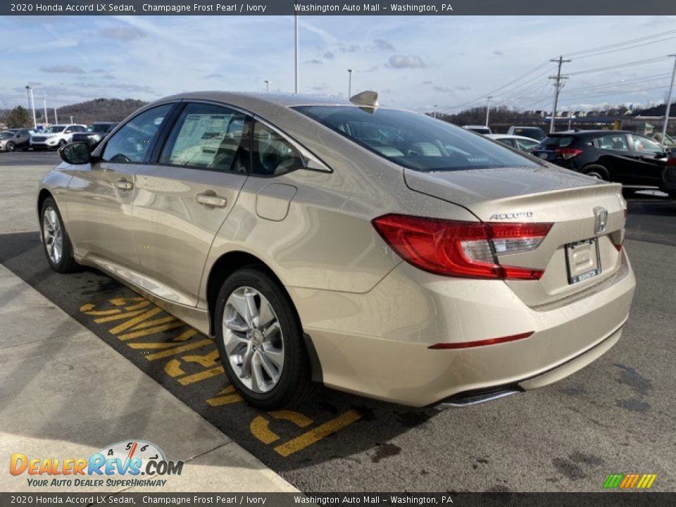 2020 Honda Accord LX Sedan Champagne Frost Pearl / Ivory Photo #5