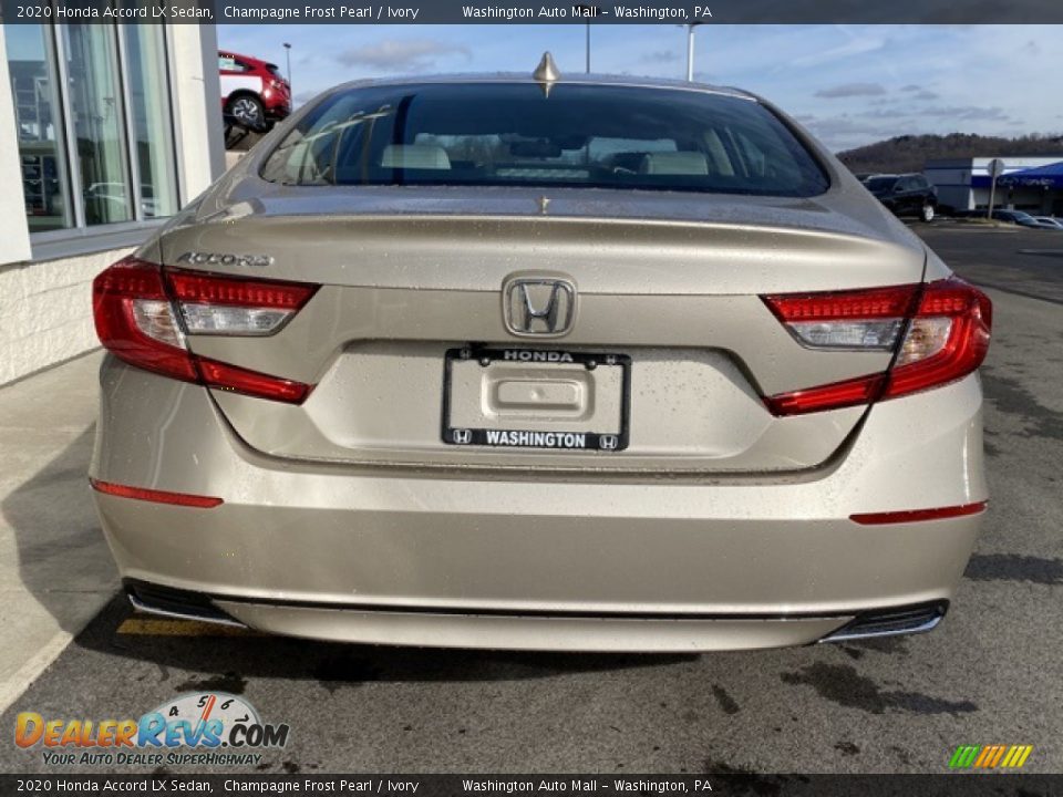 2020 Honda Accord LX Sedan Champagne Frost Pearl / Ivory Photo #6