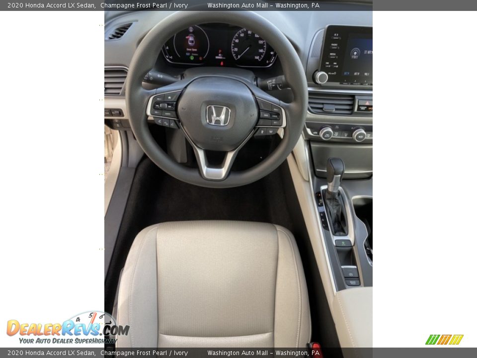 2020 Honda Accord LX Sedan Champagne Frost Pearl / Ivory Photo #13