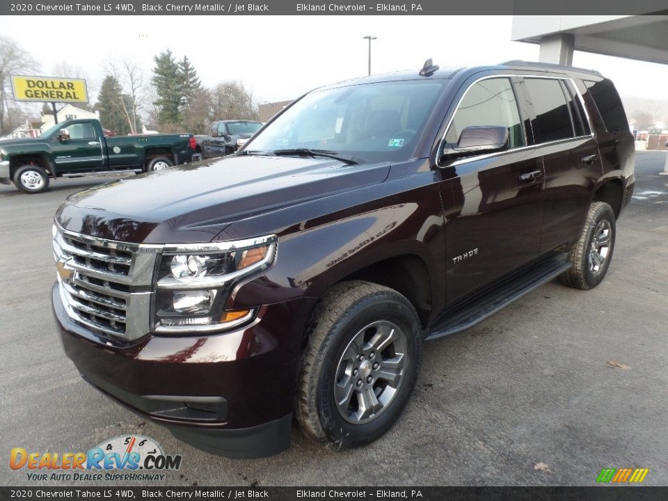 2020 Chevrolet Tahoe LS 4WD Black Cherry Metallic / Jet Black Photo #3