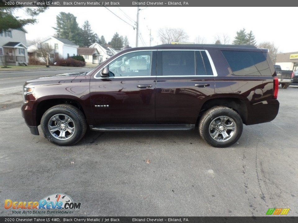 2020 Chevrolet Tahoe LS 4WD Black Cherry Metallic / Jet Black Photo #4