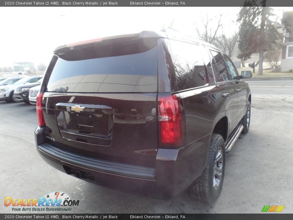 2020 Chevrolet Tahoe LS 4WD Black Cherry Metallic / Jet Black Photo #7