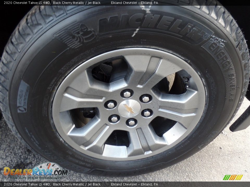 2020 Chevrolet Tahoe LS 4WD Black Cherry Metallic / Jet Black Photo #10