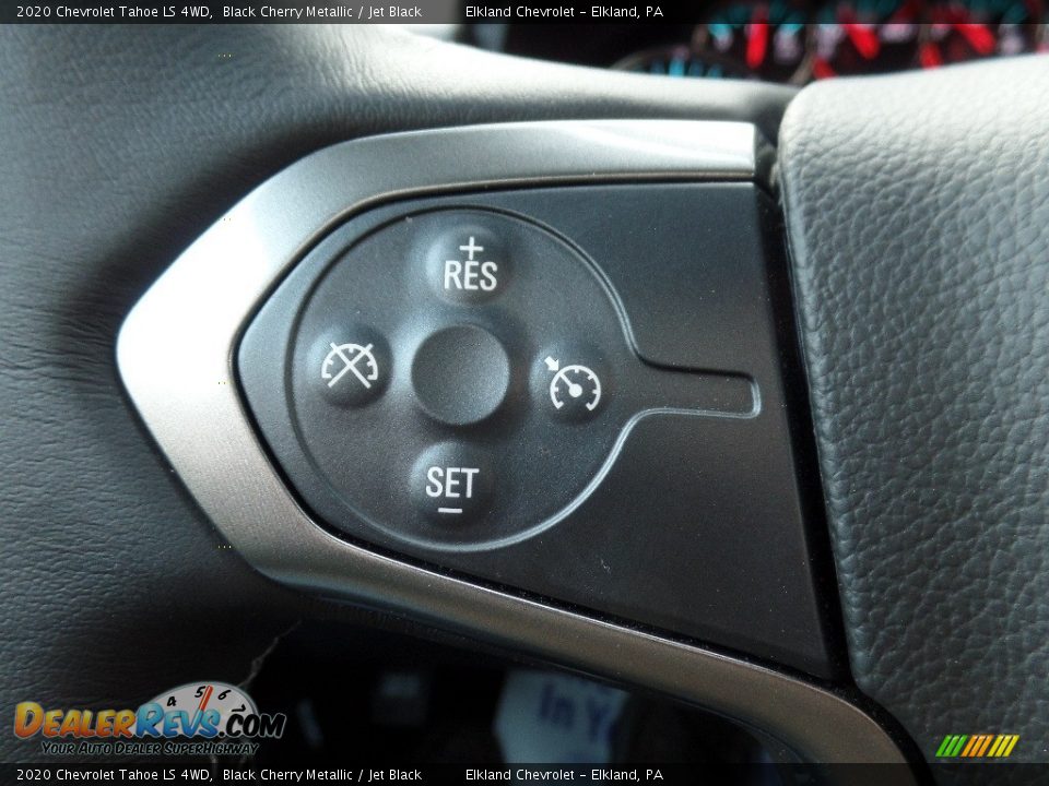 2020 Chevrolet Tahoe LS 4WD Black Cherry Metallic / Jet Black Photo #22