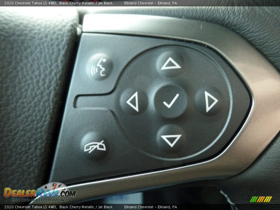 2020 Chevrolet Tahoe LS 4WD Black Cherry Metallic / Jet Black Photo #23
