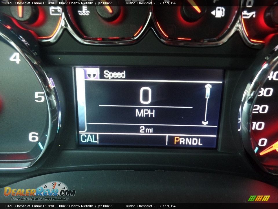 2020 Chevrolet Tahoe LS 4WD Black Cherry Metallic / Jet Black Photo #24