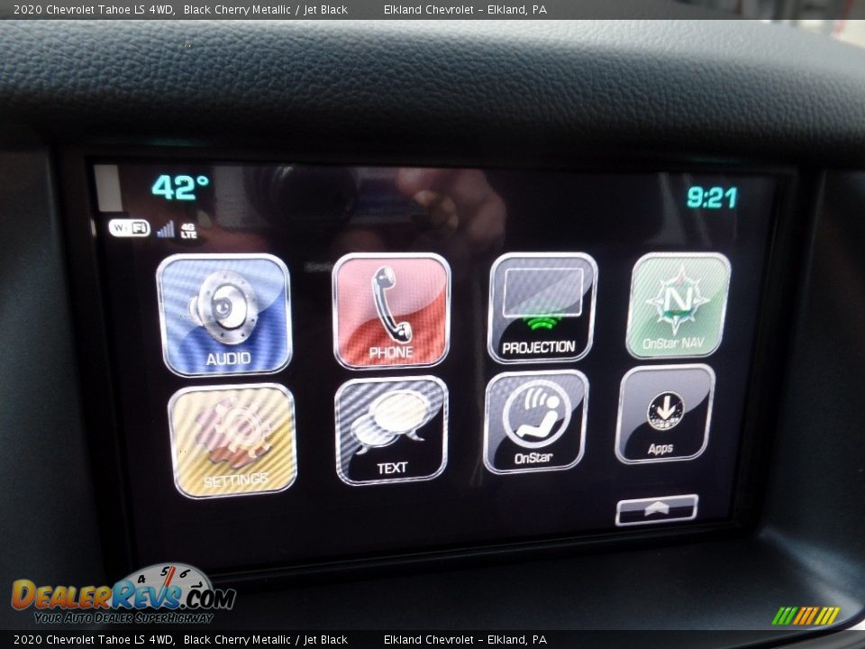 2020 Chevrolet Tahoe LS 4WD Black Cherry Metallic / Jet Black Photo #26