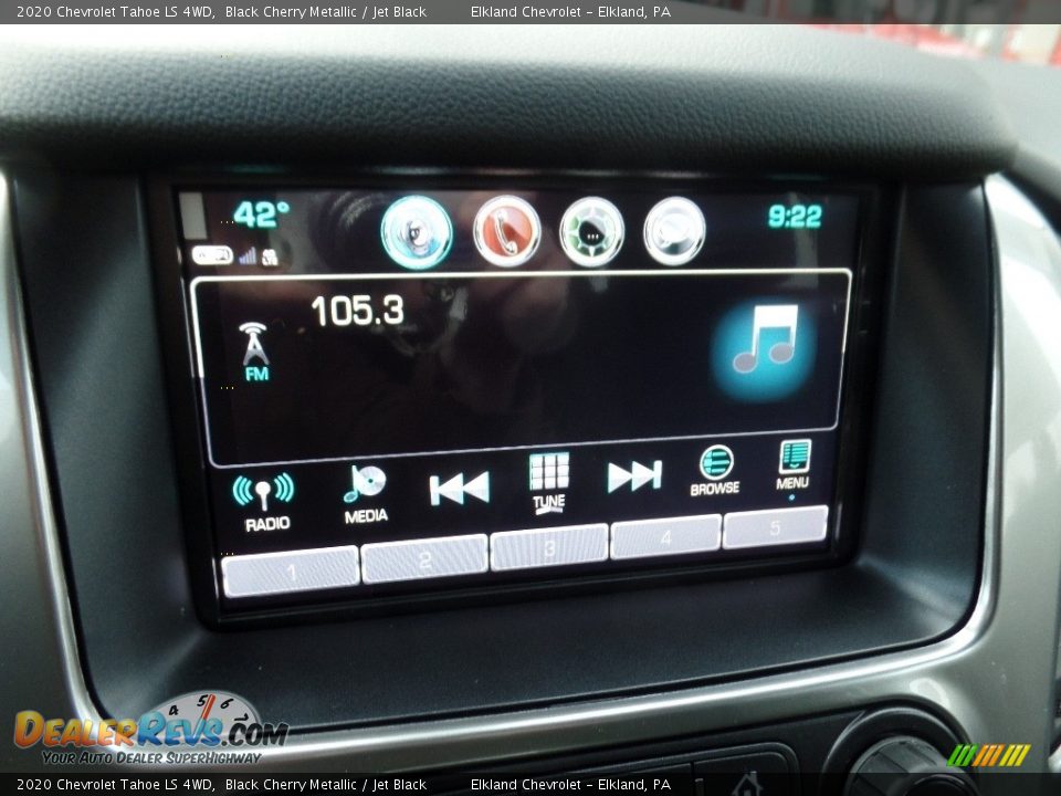 2020 Chevrolet Tahoe LS 4WD Black Cherry Metallic / Jet Black Photo #27