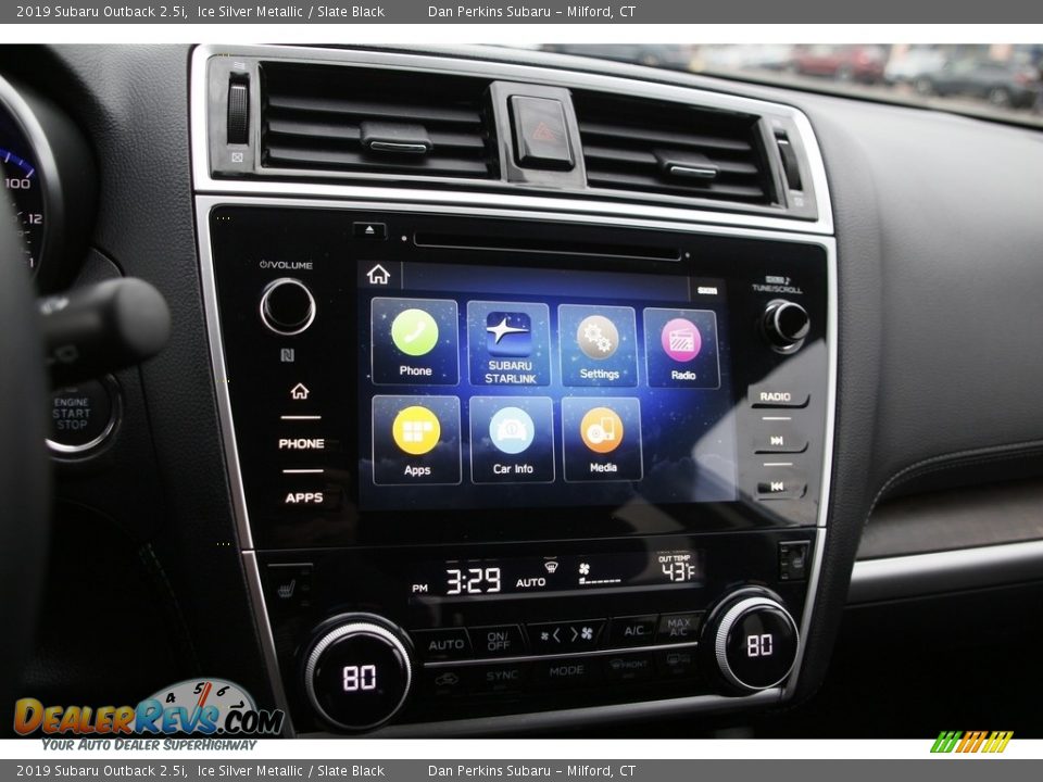 2019 Subaru Outback 2.5i Ice Silver Metallic / Slate Black Photo #18