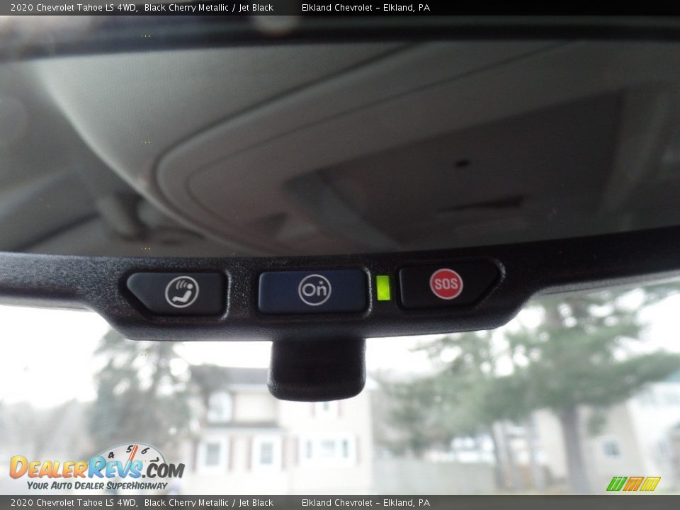 2020 Chevrolet Tahoe LS 4WD Black Cherry Metallic / Jet Black Photo #32