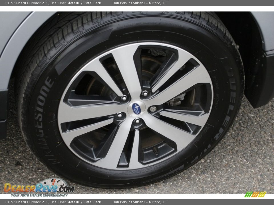 2019 Subaru Outback 2.5i Ice Silver Metallic / Slate Black Photo #22