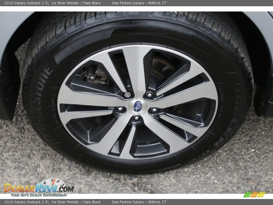 2019 Subaru Outback 2.5i Ice Silver Metallic / Slate Black Photo #23