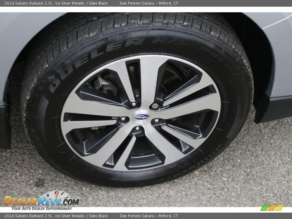 2019 Subaru Outback 2.5i Ice Silver Metallic / Slate Black Photo #24