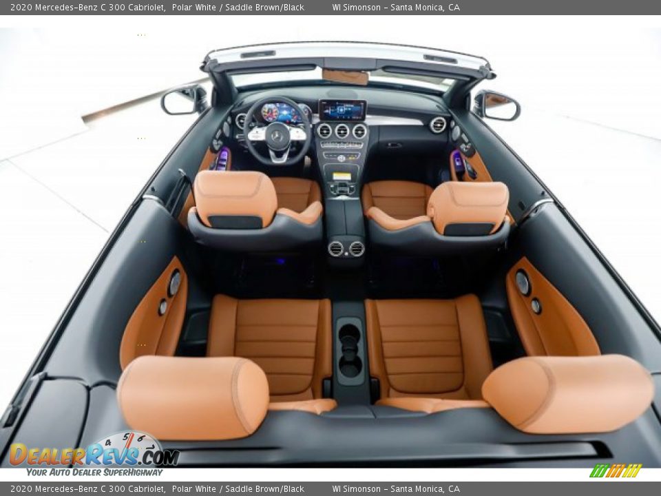 Saddle Brown/Black Interior - 2020 Mercedes-Benz C 300 Cabriolet Photo #11
