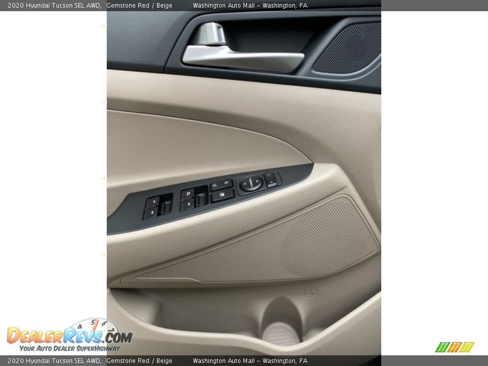 2020 Hyundai Tucson SEL AWD Gemstone Red / Beige Photo #12