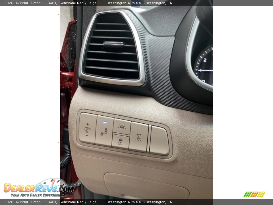 2020 Hyundai Tucson SEL AWD Gemstone Red / Beige Photo #13