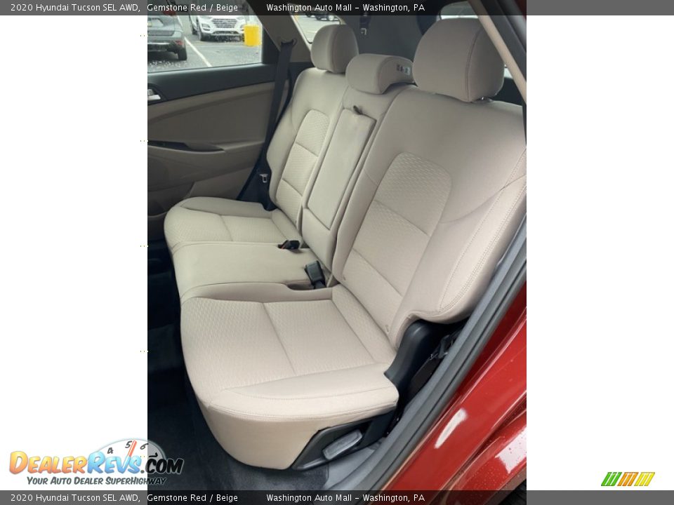 2020 Hyundai Tucson SEL AWD Gemstone Red / Beige Photo #19