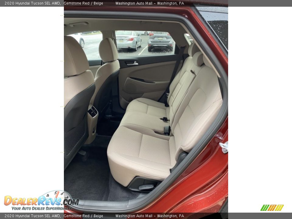 2020 Hyundai Tucson SEL AWD Gemstone Red / Beige Photo #20