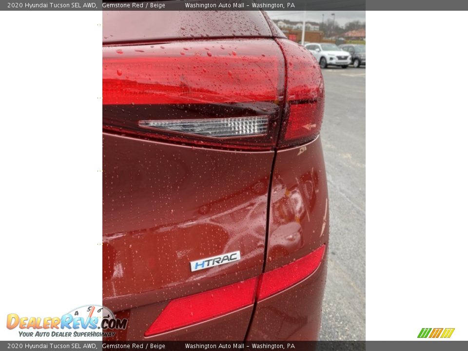 2020 Hyundai Tucson SEL AWD Gemstone Red / Beige Photo #23