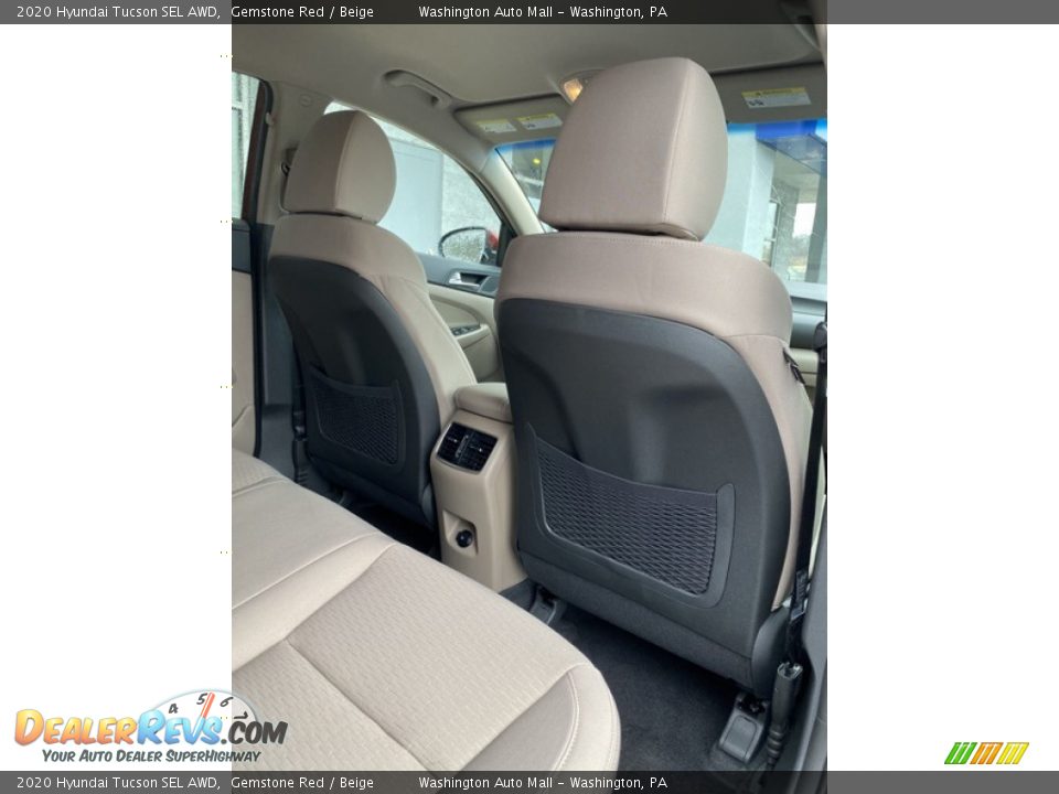 2020 Hyundai Tucson SEL AWD Gemstone Red / Beige Photo #24