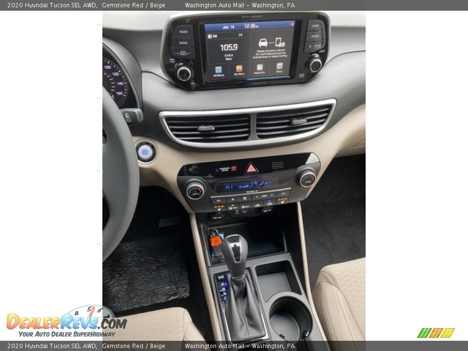 2020 Hyundai Tucson SEL AWD Gemstone Red / Beige Photo #29