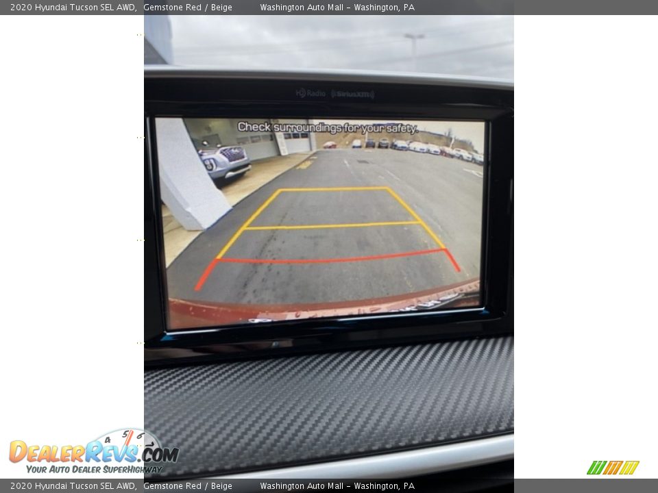 2020 Hyundai Tucson SEL AWD Gemstone Red / Beige Photo #30