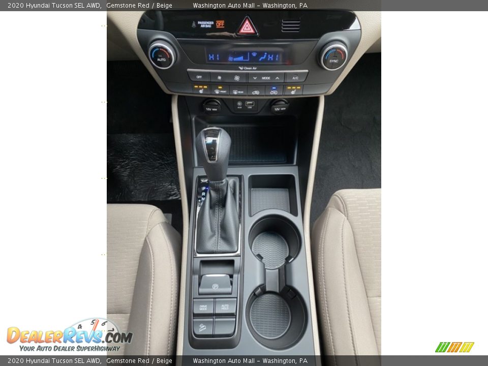 2020 Hyundai Tucson SEL AWD Gemstone Red / Beige Photo #31