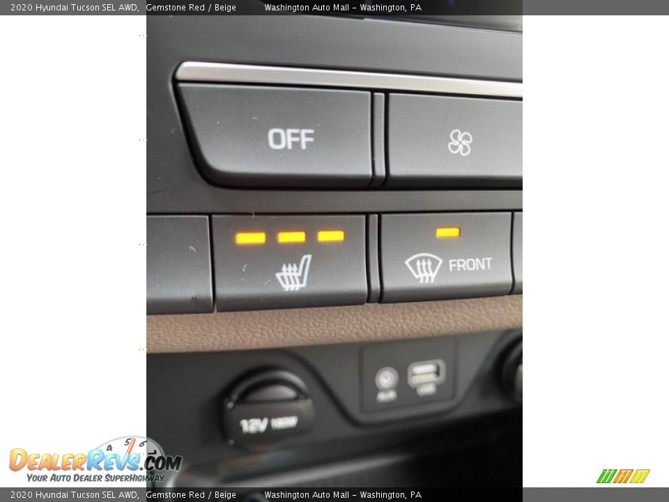 2020 Hyundai Tucson SEL AWD Gemstone Red / Beige Photo #35