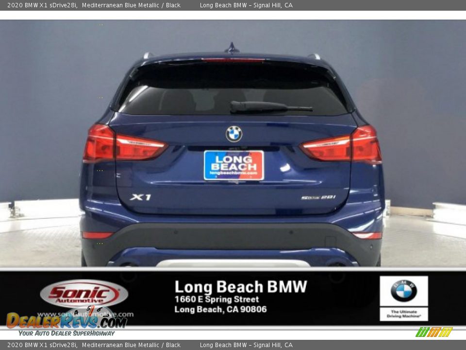 2020 BMW X1 sDrive28i Mediterranean Blue Metallic / Black Photo #3