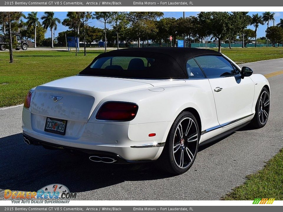 2015 Bentley Continental GT V8 S Convertible Arctica / White/Black Photo #3