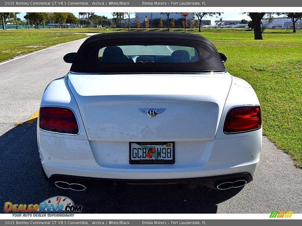 2015 Bentley Continental GT V8 S Convertible Arctica / White/Black Photo #4