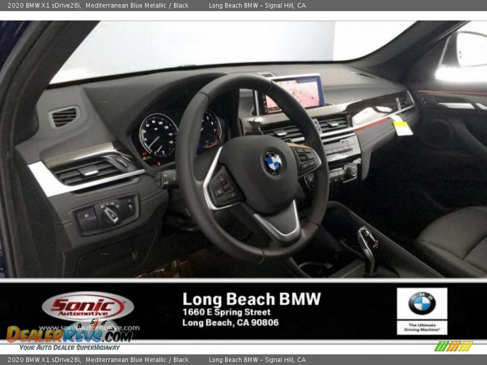2020 BMW X1 sDrive28i Mediterranean Blue Metallic / Black Photo #4