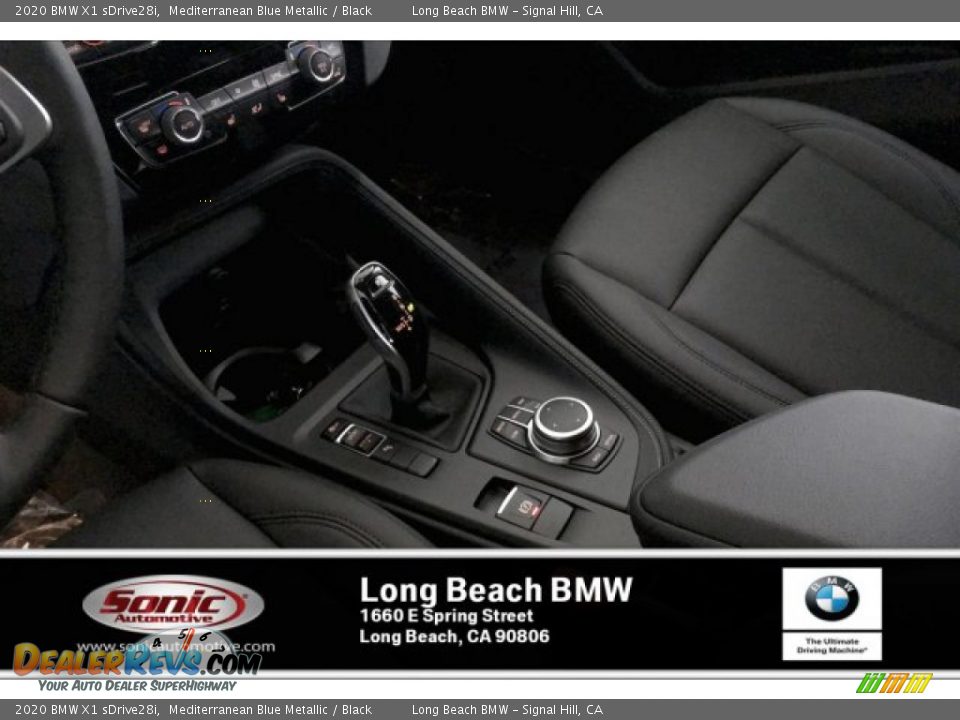 2020 BMW X1 sDrive28i Mediterranean Blue Metallic / Black Photo #6