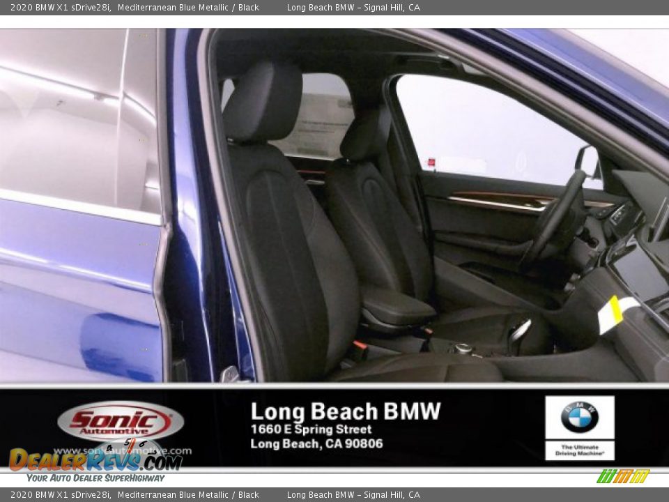 2020 BMW X1 sDrive28i Mediterranean Blue Metallic / Black Photo #7