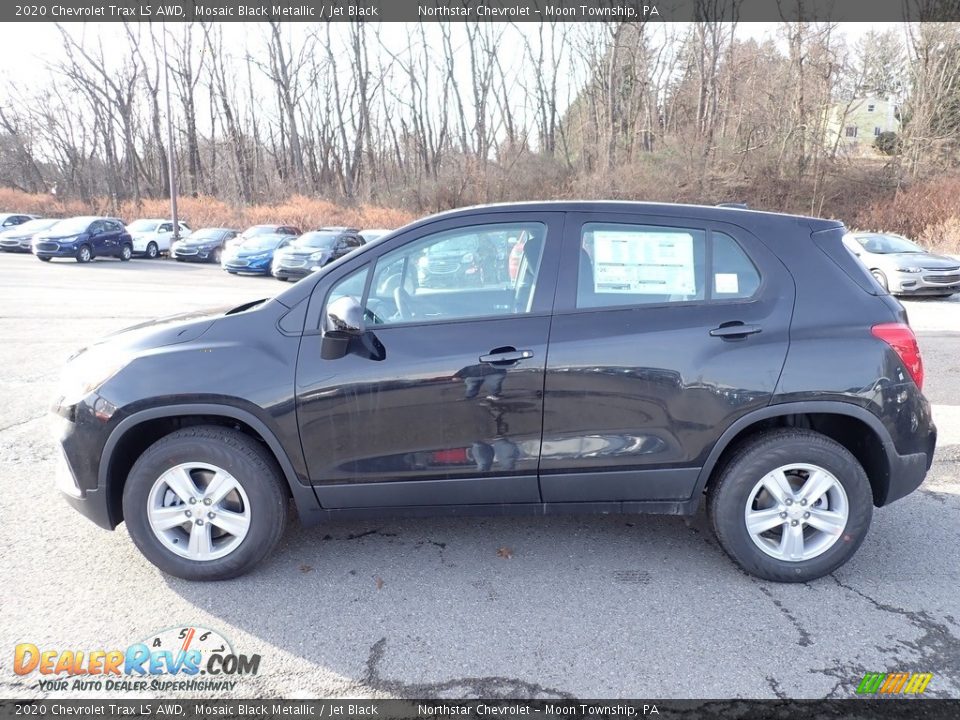 2020 Chevrolet Trax LS AWD Mosaic Black Metallic / Jet Black Photo #2