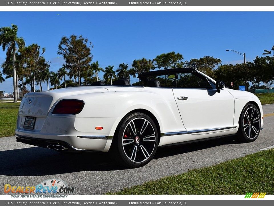 2015 Bentley Continental GT V8 S Convertible Arctica / White/Black Photo #11