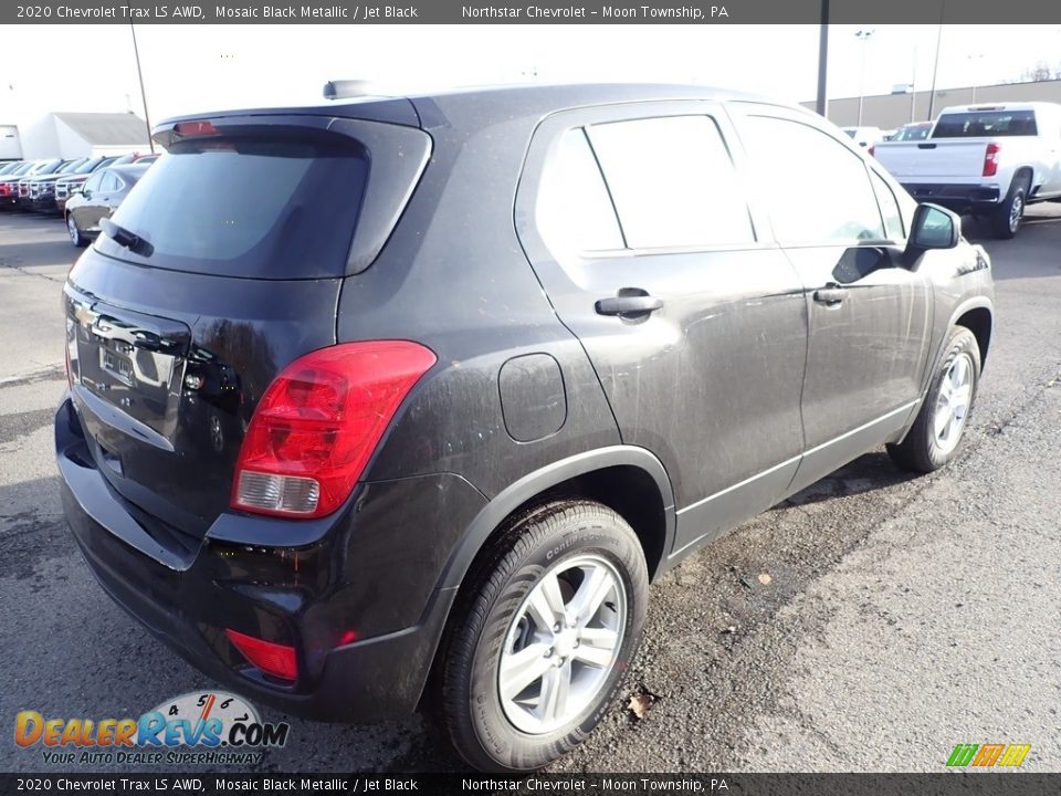 2020 Chevrolet Trax LS AWD Mosaic Black Metallic / Jet Black Photo #5