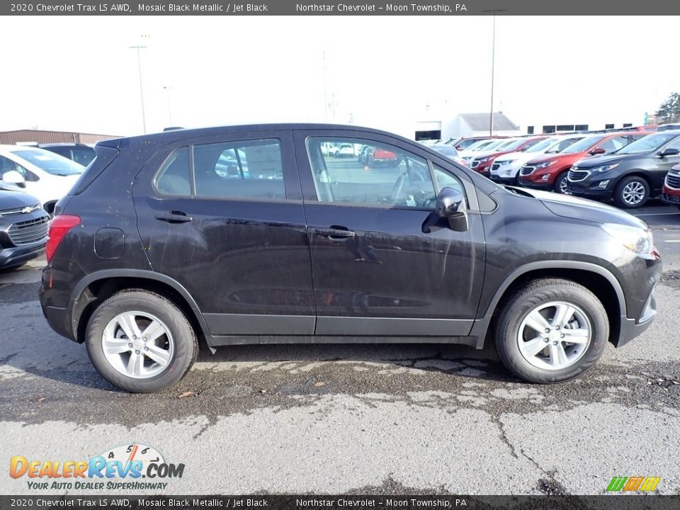 2020 Chevrolet Trax LS AWD Mosaic Black Metallic / Jet Black Photo #6