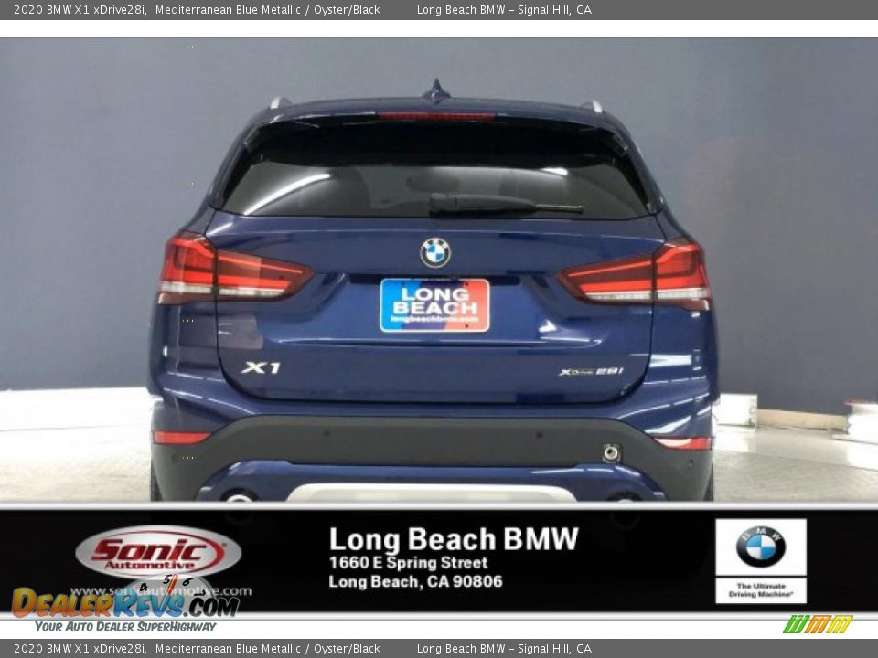 2020 BMW X1 xDrive28i Mediterranean Blue Metallic / Oyster/Black Photo #3