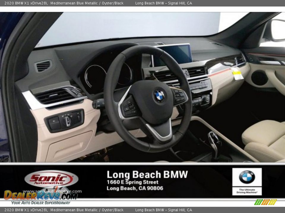 2020 BMW X1 xDrive28i Mediterranean Blue Metallic / Oyster/Black Photo #4