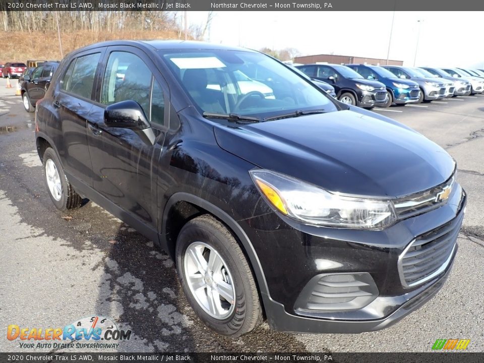 2020 Chevrolet Trax LS AWD Mosaic Black Metallic / Jet Black Photo #7