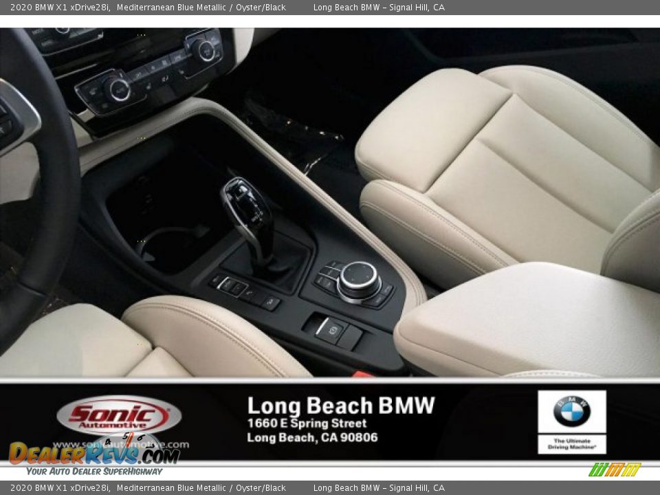 2020 BMW X1 xDrive28i Mediterranean Blue Metallic / Oyster/Black Photo #6