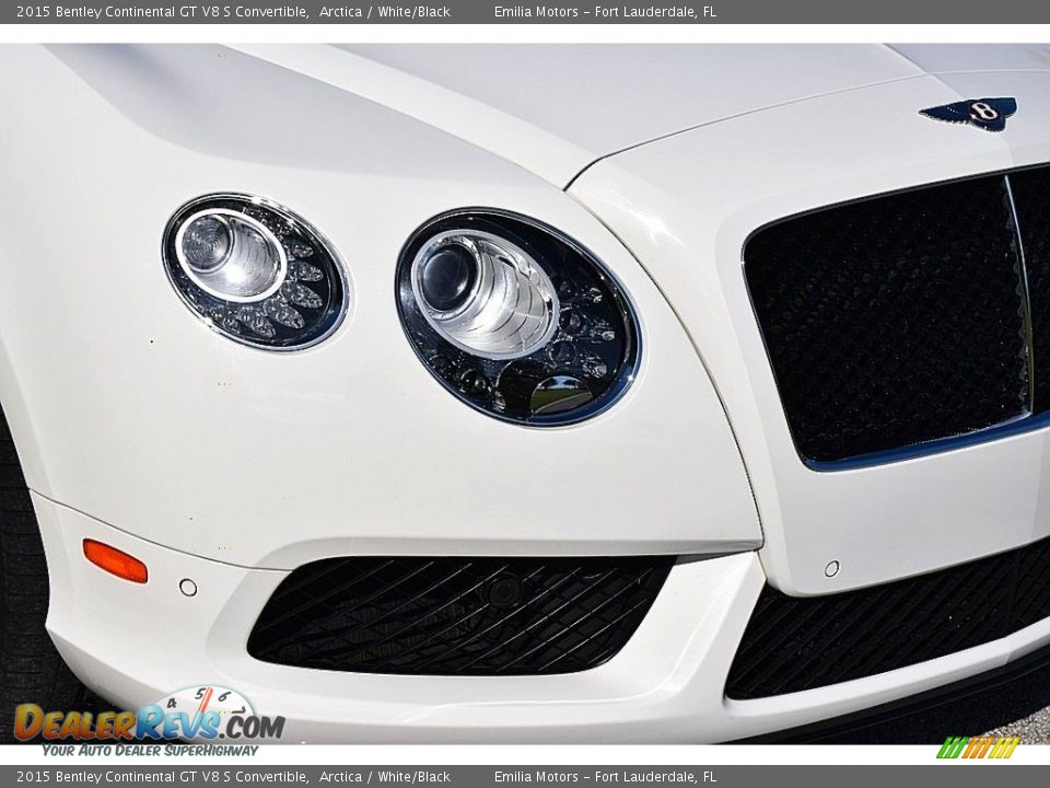 2015 Bentley Continental GT V8 S Convertible Arctica / White/Black Photo #17