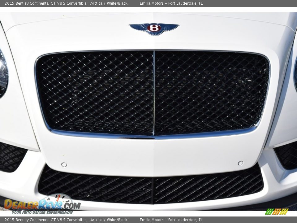 2015 Bentley Continental GT V8 S Convertible Arctica / White/Black Photo #18